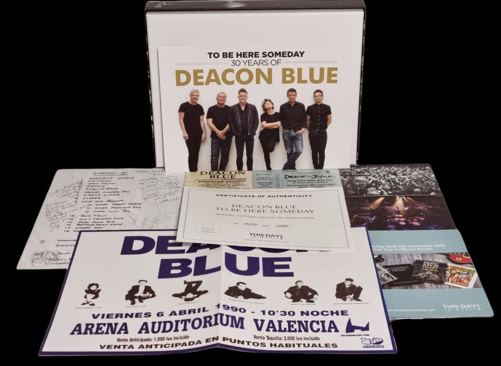 Deacon Blue To Be Here Someday: Boxset + Bonus 7" - Numbered UK book