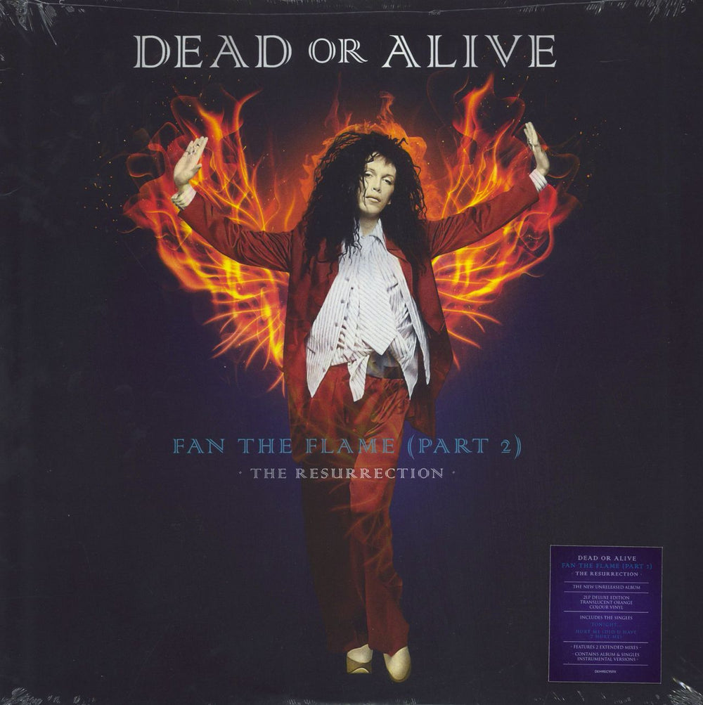 Dead Or Alive Fan The Flame (Part 2): The Resurrection - Orange Vinyl - Sealed UK 2-LP vinyl record set (Double LP Album) DEMREC959X