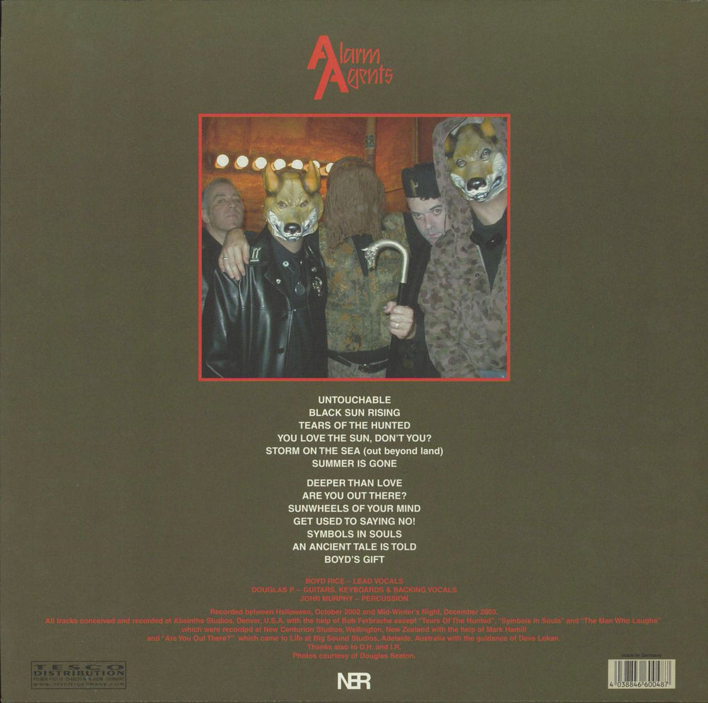 Death In June Alarm Agents - Green Vinyl UK vinyl LP album (LP record) 4038846600487