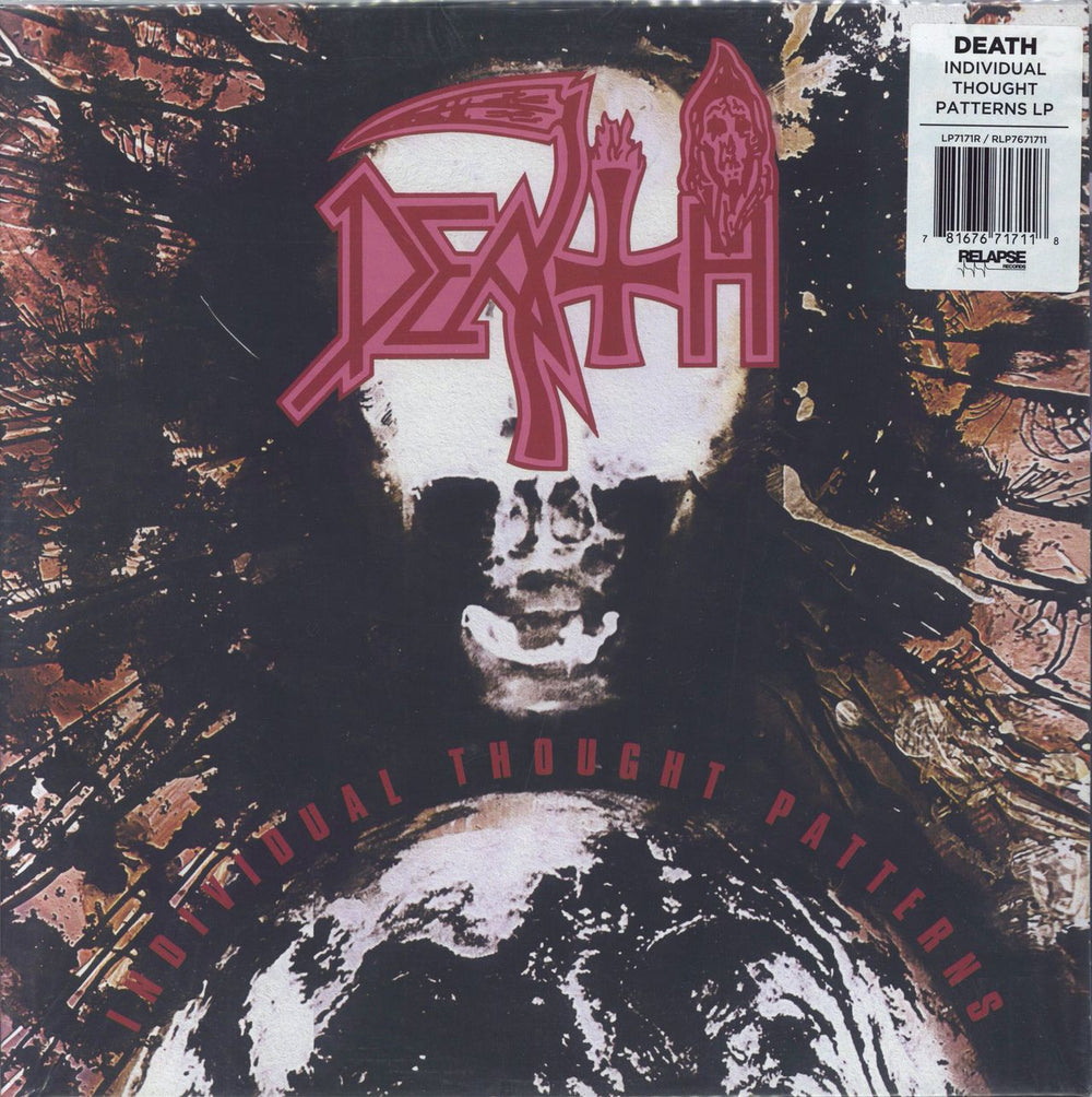 Death Individual Thought Patterns UK vinyl LP album (LP record) RR7171