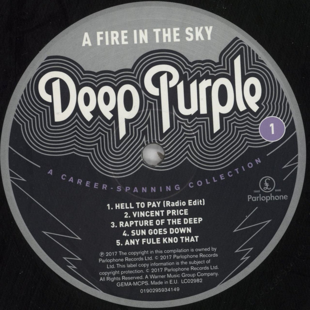 Deep Purple A Fire In The Sky - A Career-Spanning Collection - EX UK 3 —  RareVinyl.com