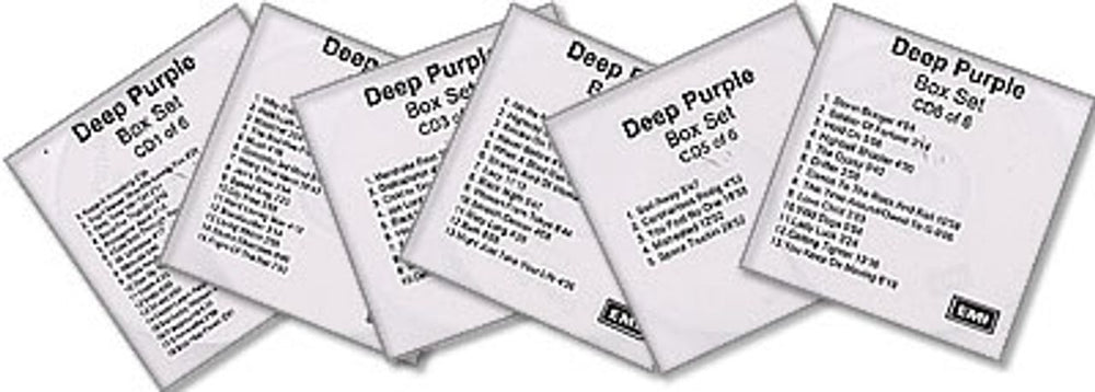 Deep Purple Listen, Learn, Read On UK Promo CD-R acetate CD ACETATES