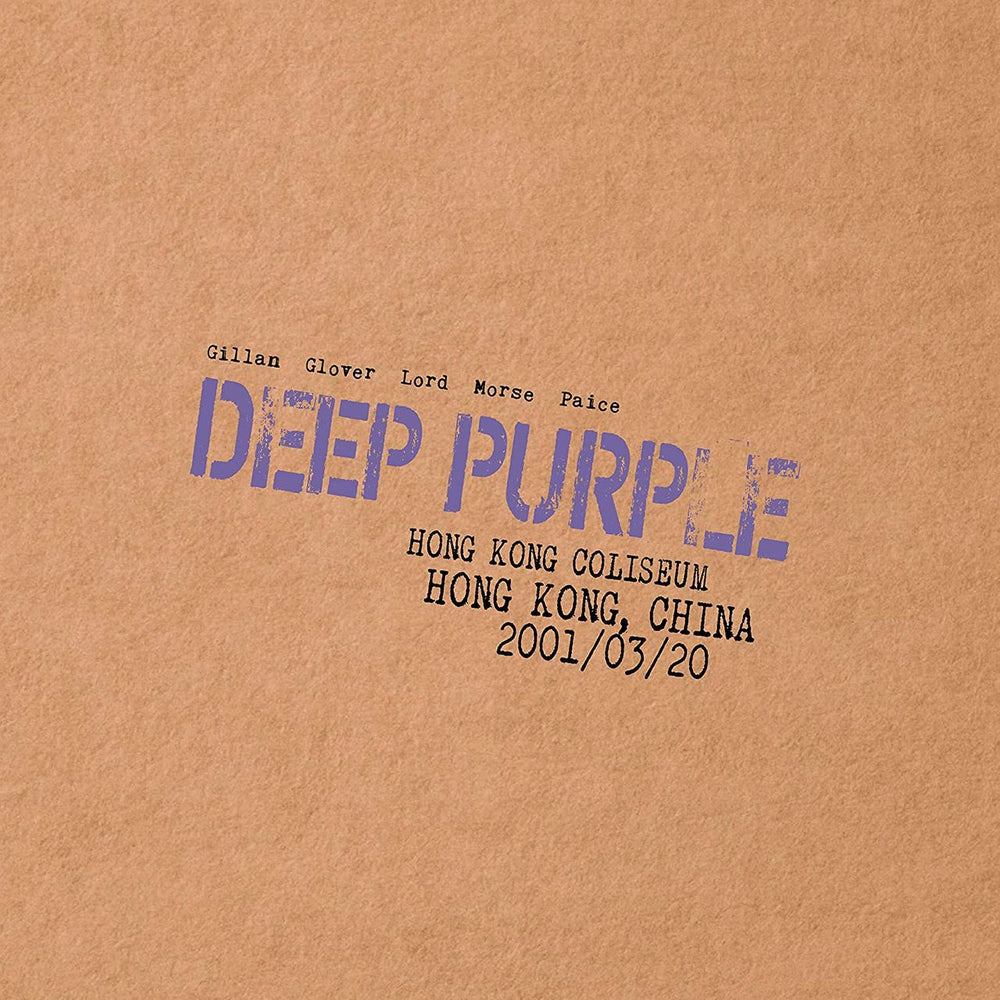 Deep Purple Live In Hong Kong 2001 - Limited & Numbered - Sealed UK 2 CD album set (Double CD) DEE2CLI800538