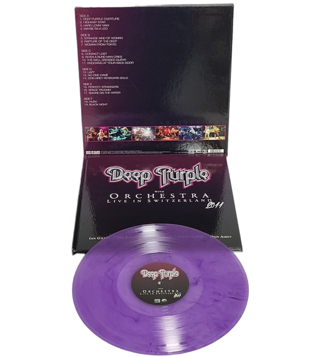 Deep Purple Live In Switzerland 2011 - RSD 15 - Purple Vinyl UK Vinyl Box Set DEEVXLI798238