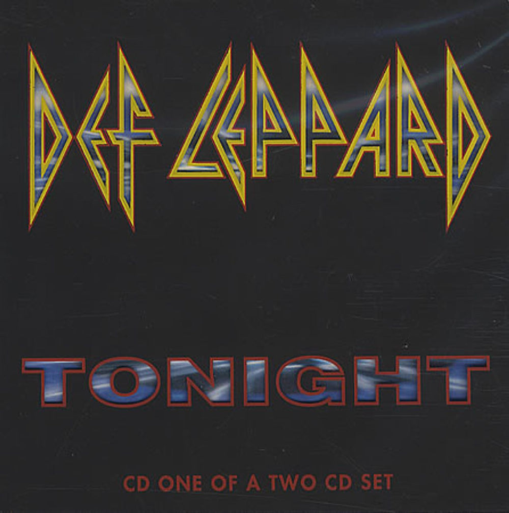 Def Leppard Tonight - Part 1 & 2 UK 2 CD album set (Double CD) LEPCB10/CD10