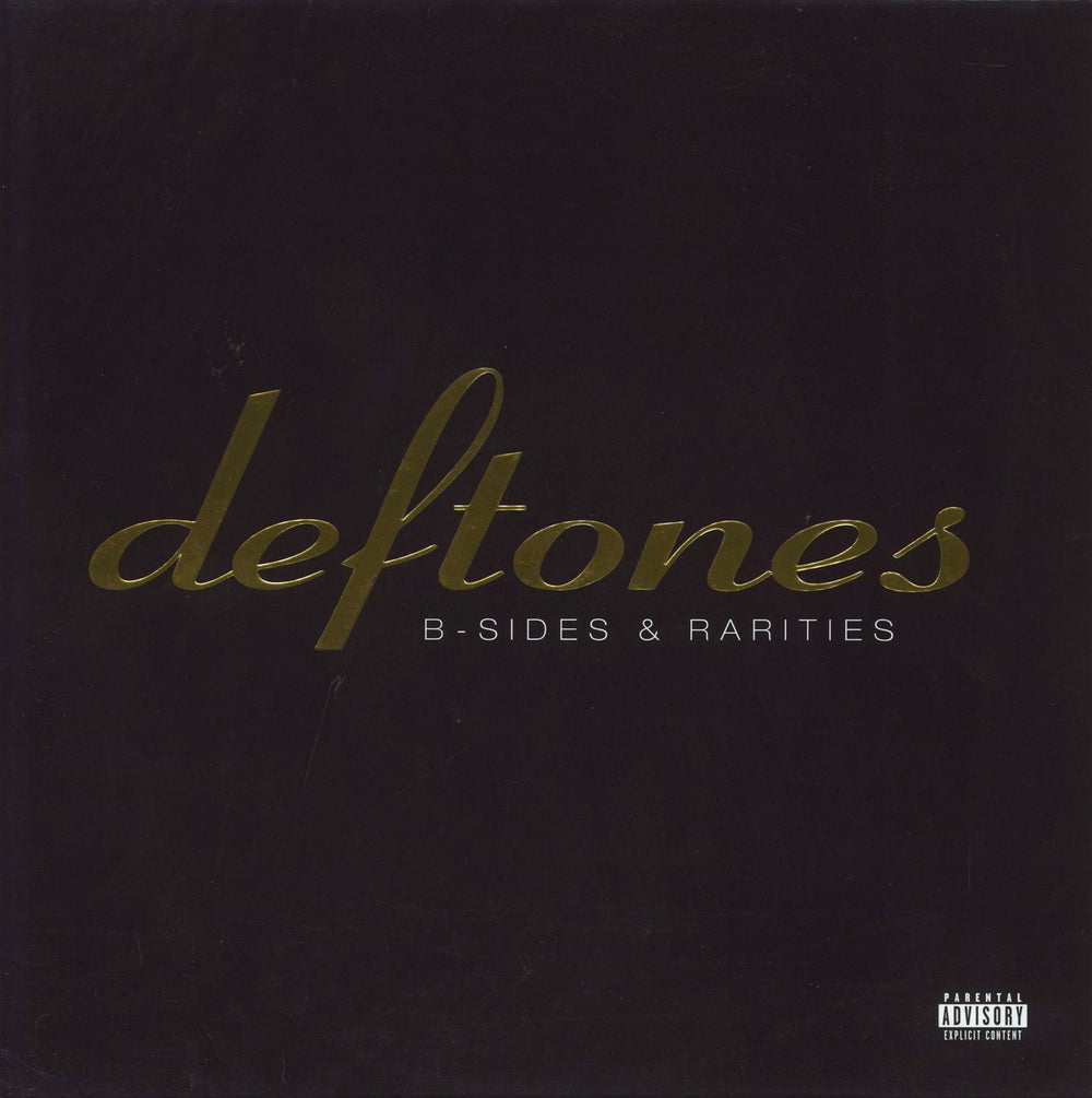 Deftones B-Sides & Rarities - Gold Vinyl + DVD UK 2-LP vinyl record set (Double LP Album) 9362-49219-6