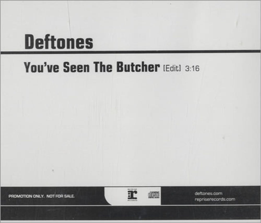 Deftones You've Seen The Butcher US Promo CD single (CD5 / 5") PRO-CDR-526020