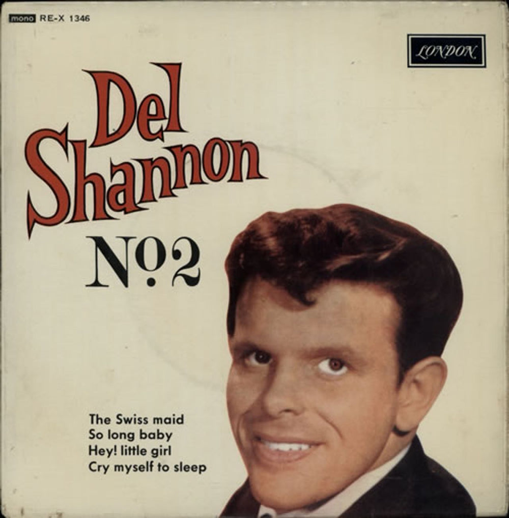 Del Shannon Del Shannon No.2 UK 7" vinyl single (7 inch record / 45) RE-X1346