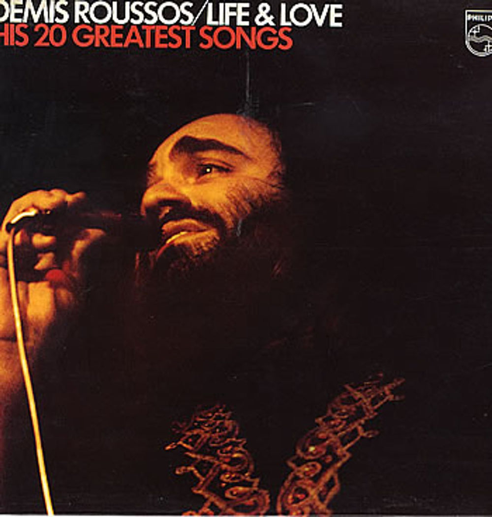 Demis Roussos Life & Love - His 20 Greatest Songs UK vinyl LP album (LP record) 9199873