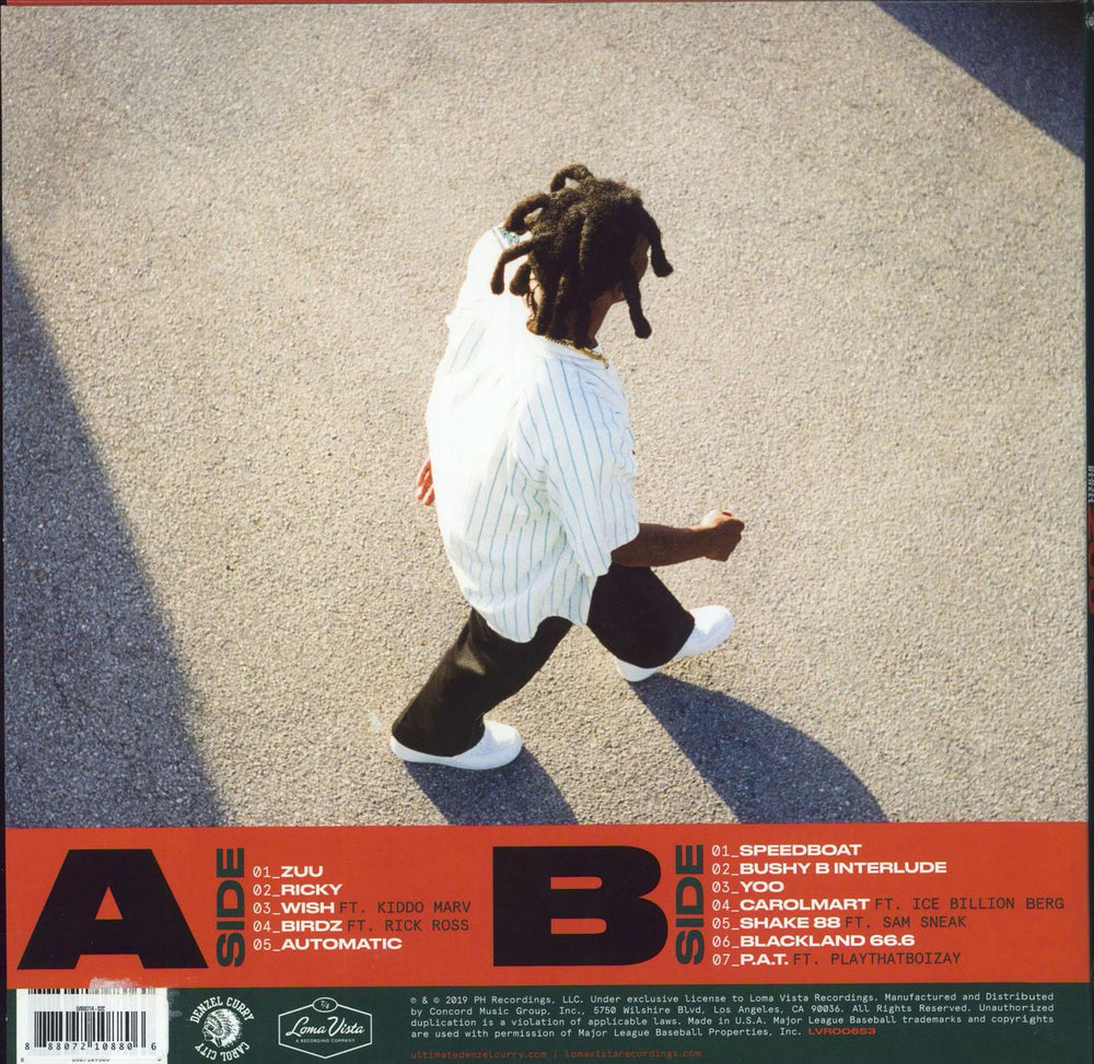 Denzel Curry Zuu - Orange Vinyl UK vinyl LP album (LP record) 888072108806