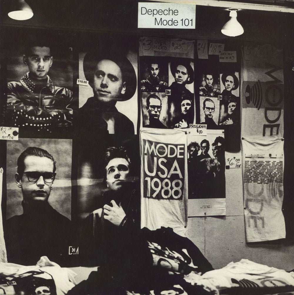 Depeche Mode 101 - One Hundred And One - Title Stickered - EX UK 2-LP vinyl record set (Double LP Album) STUMM101