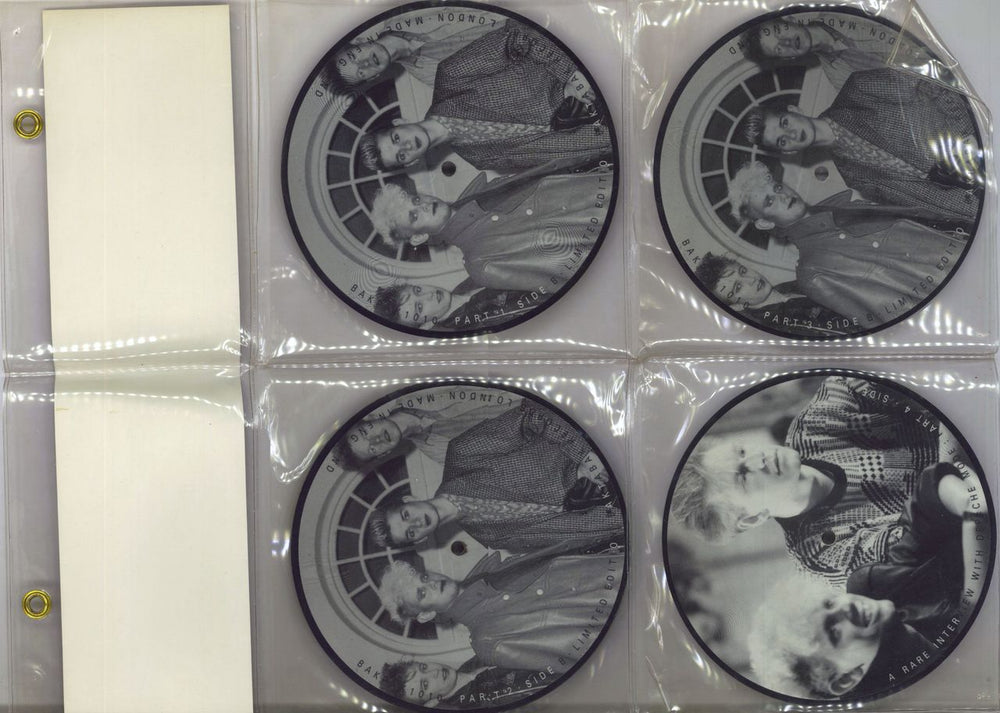 Depeche Mode Interview Picture Disc Set - VG UK 7" vinyl picture disc (7 inch picture disc single)