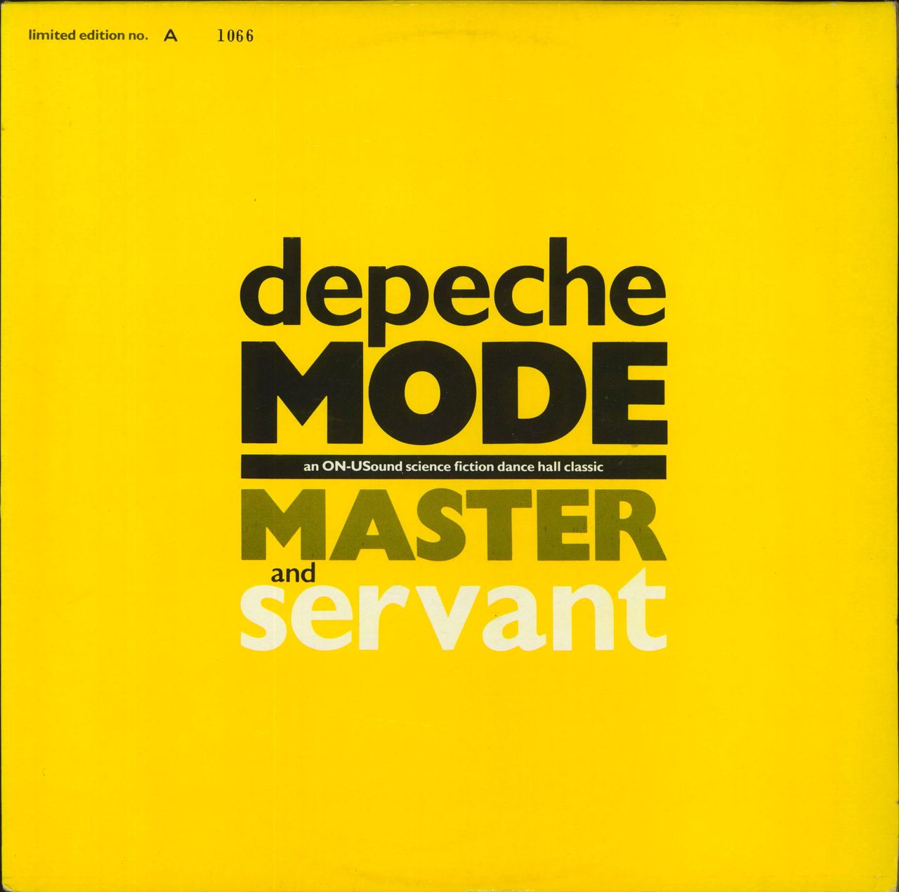Depeche Mode Master And Servant EX UK 12
