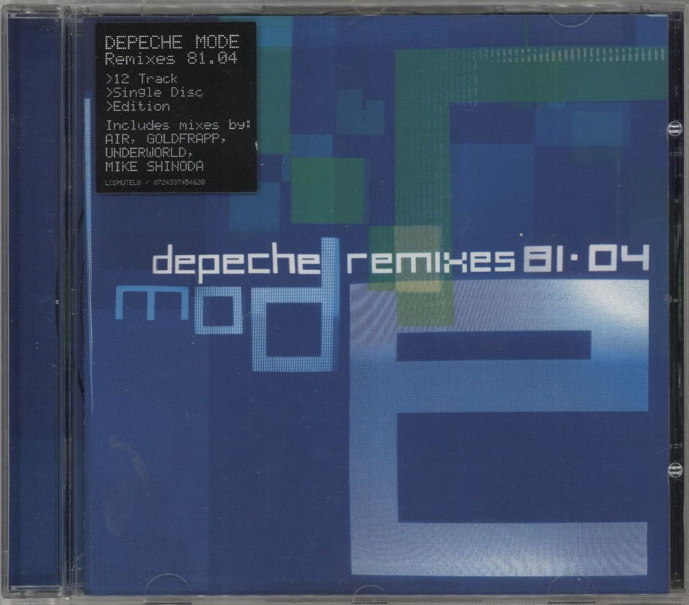 Depeche Mode Remixes 81-04 UK CD album (CDLP) LCDMUTEL8