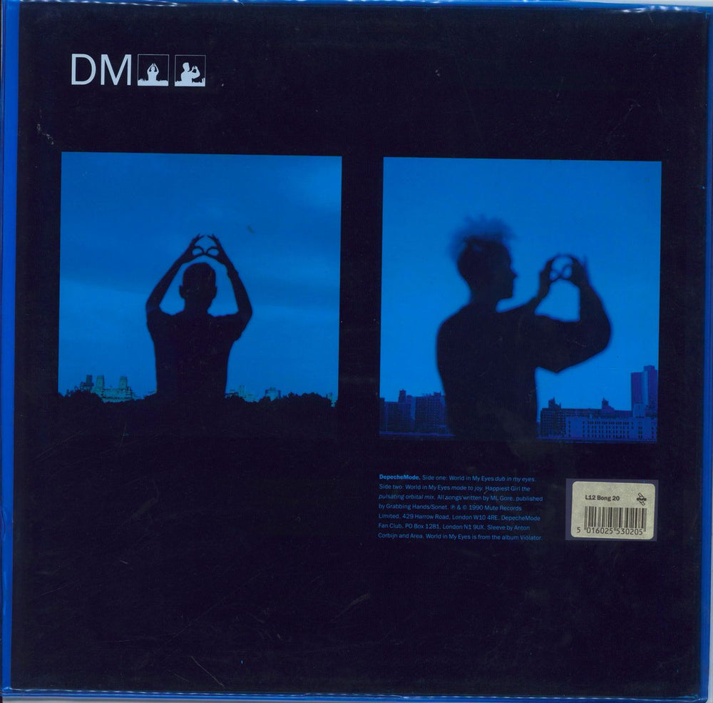 Depeche Mode World In My Eyes - PVC Sleeve - VG UK 12" vinyl single (12 inch record / Maxi-single) 5016025530205