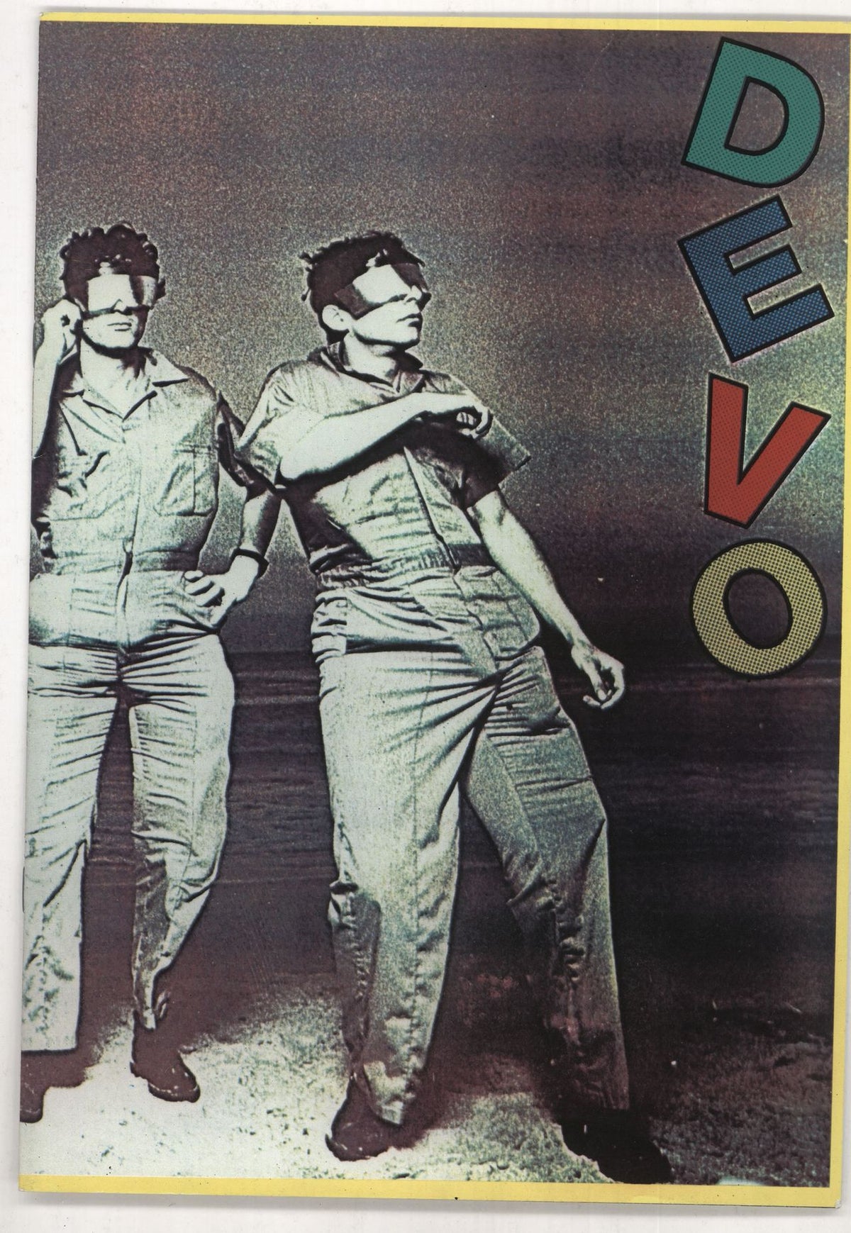 Devo Devo UK Tour programme —