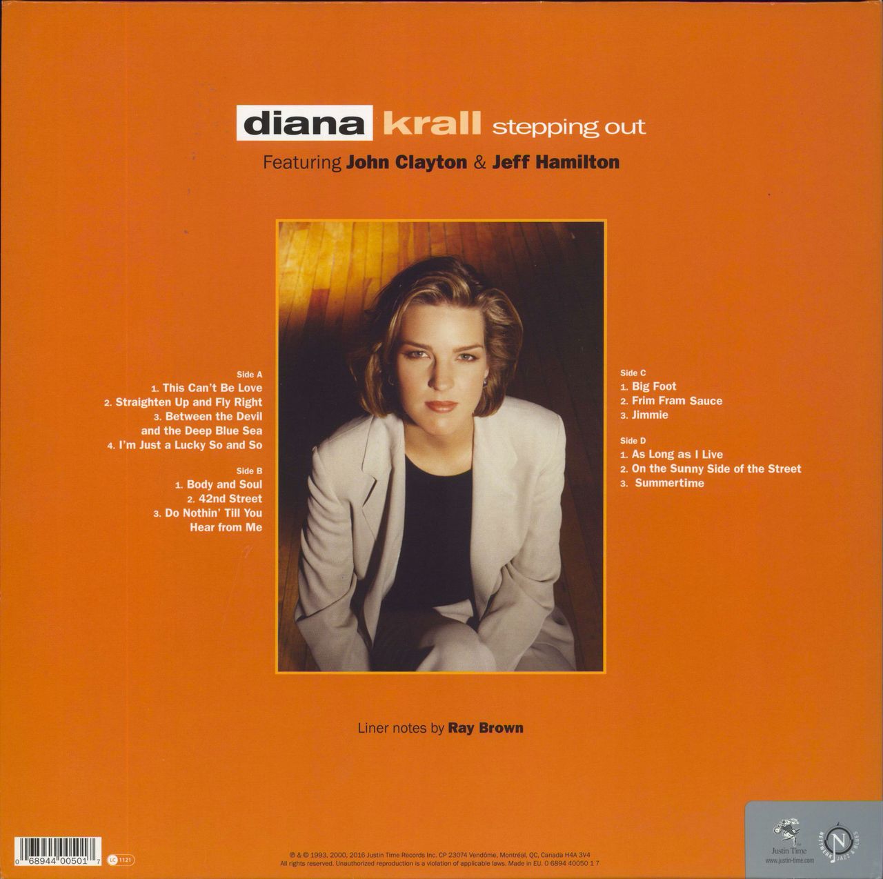 Diana Krall Stepping Out - 180gm UK 2-LP vinyl set — RareVinyl.com