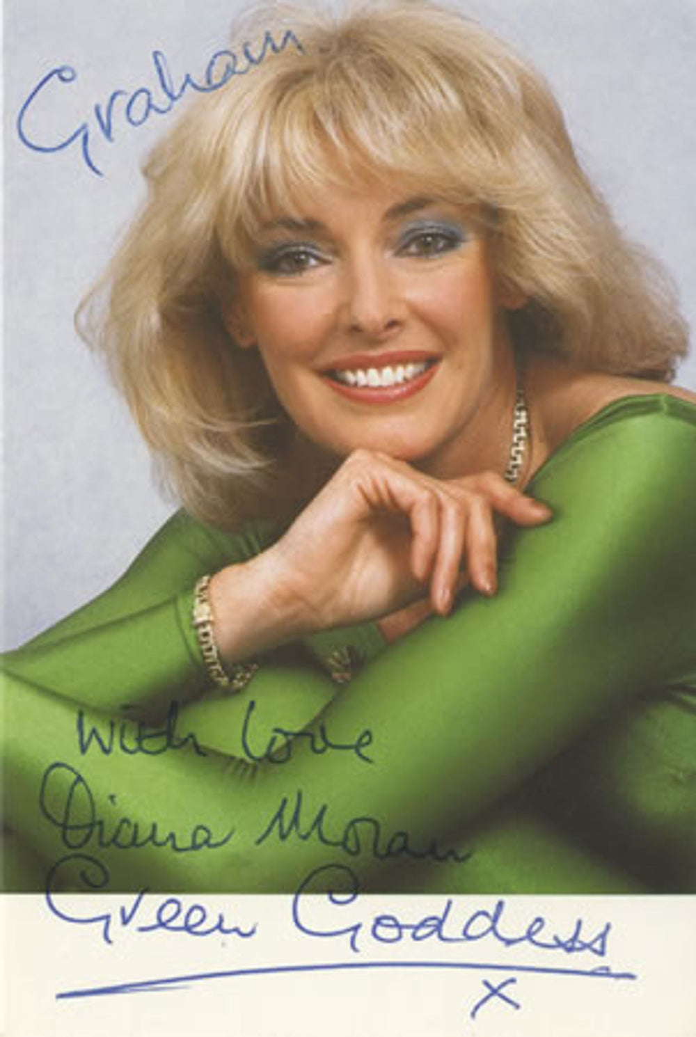 Diana Moran Signed Photograph UK photograph SIGNED PHOTO