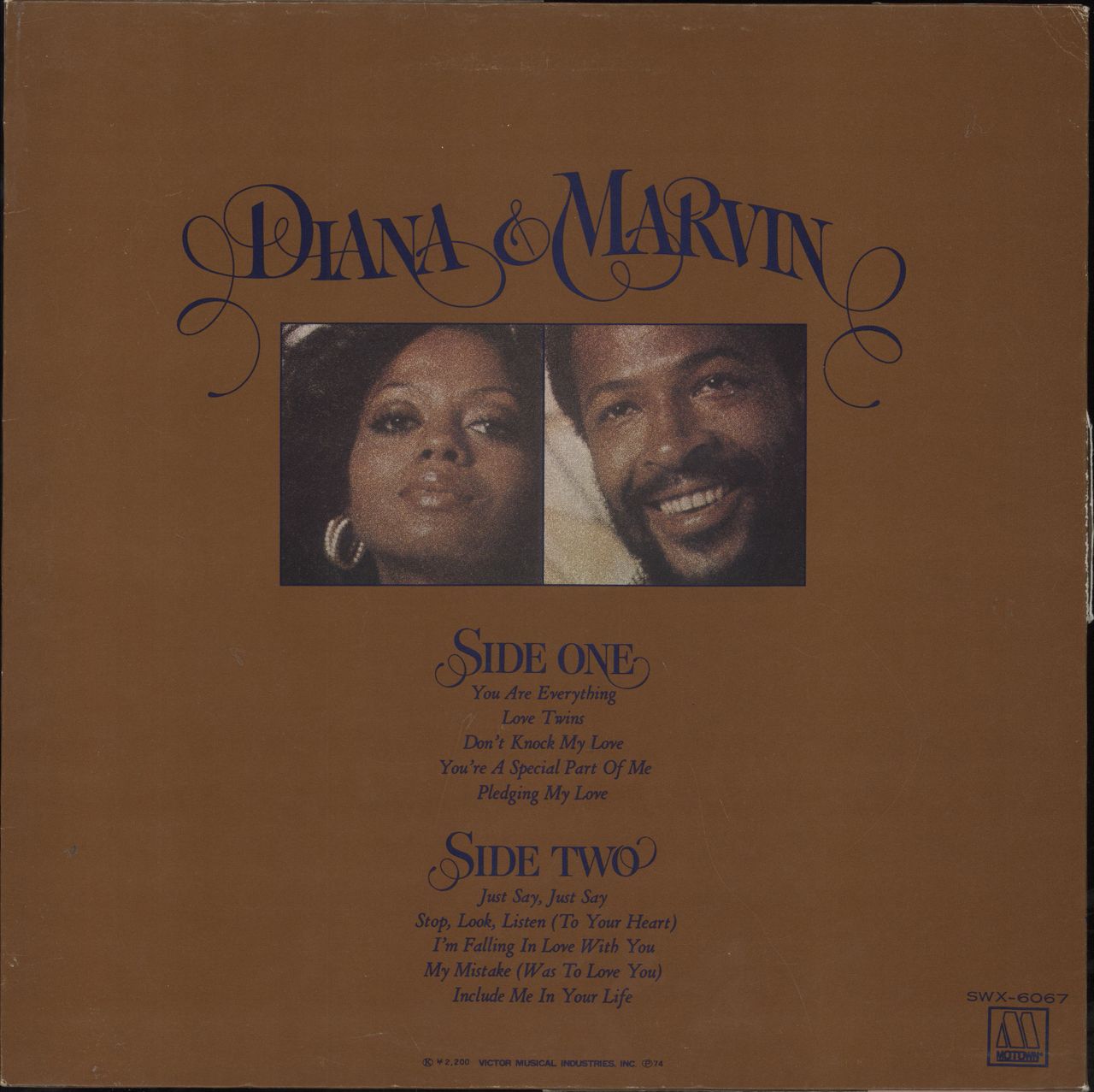 Diana Ross Diana & Marvin - EX Japanese Vinyl LP — RareVinyl.com