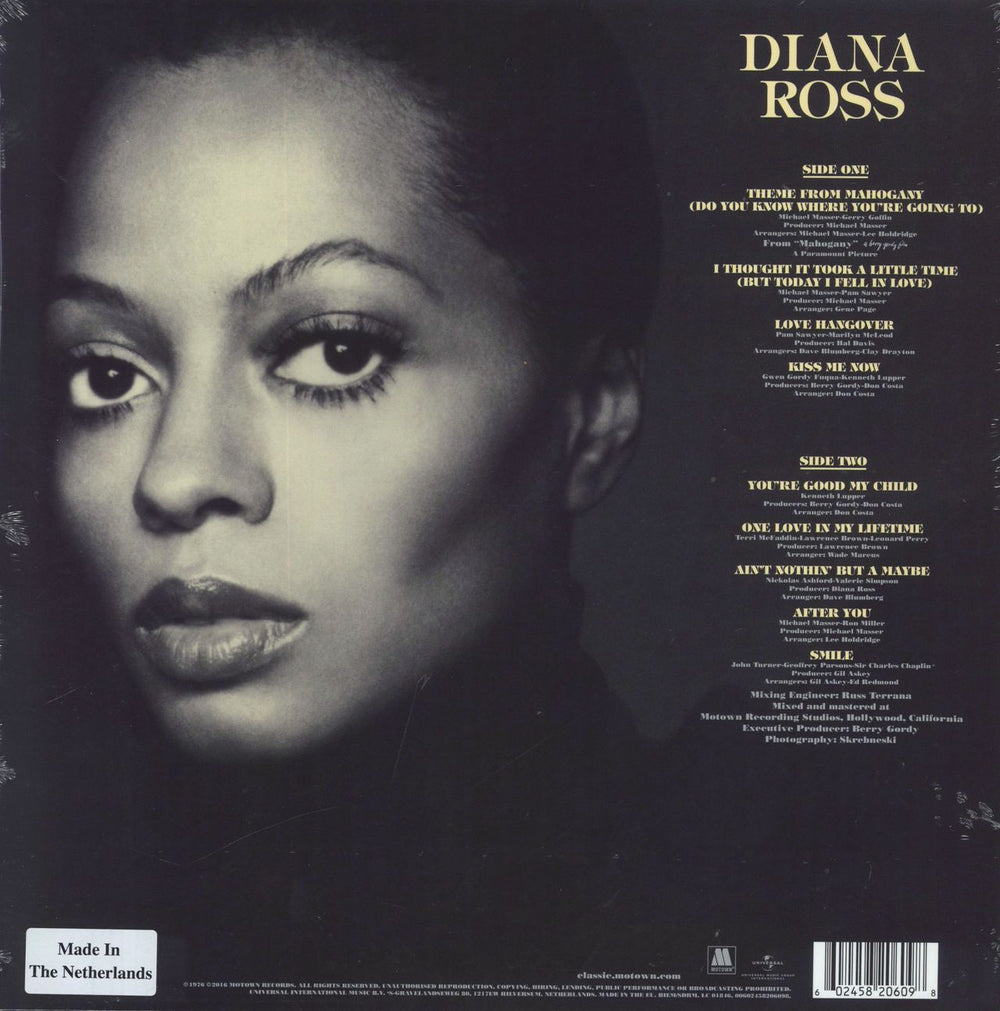 Diana Ross Diana Ross - Gold Vinyl - Sealed UK Vinyl LP — RareVinyl.com