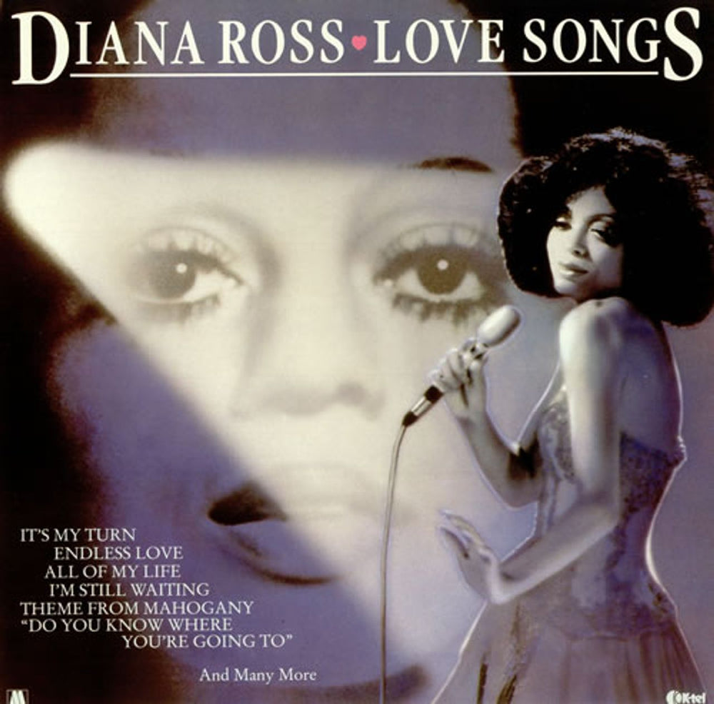 Diana Ross Love Songs UK vinyl LP album (LP record) NE1200