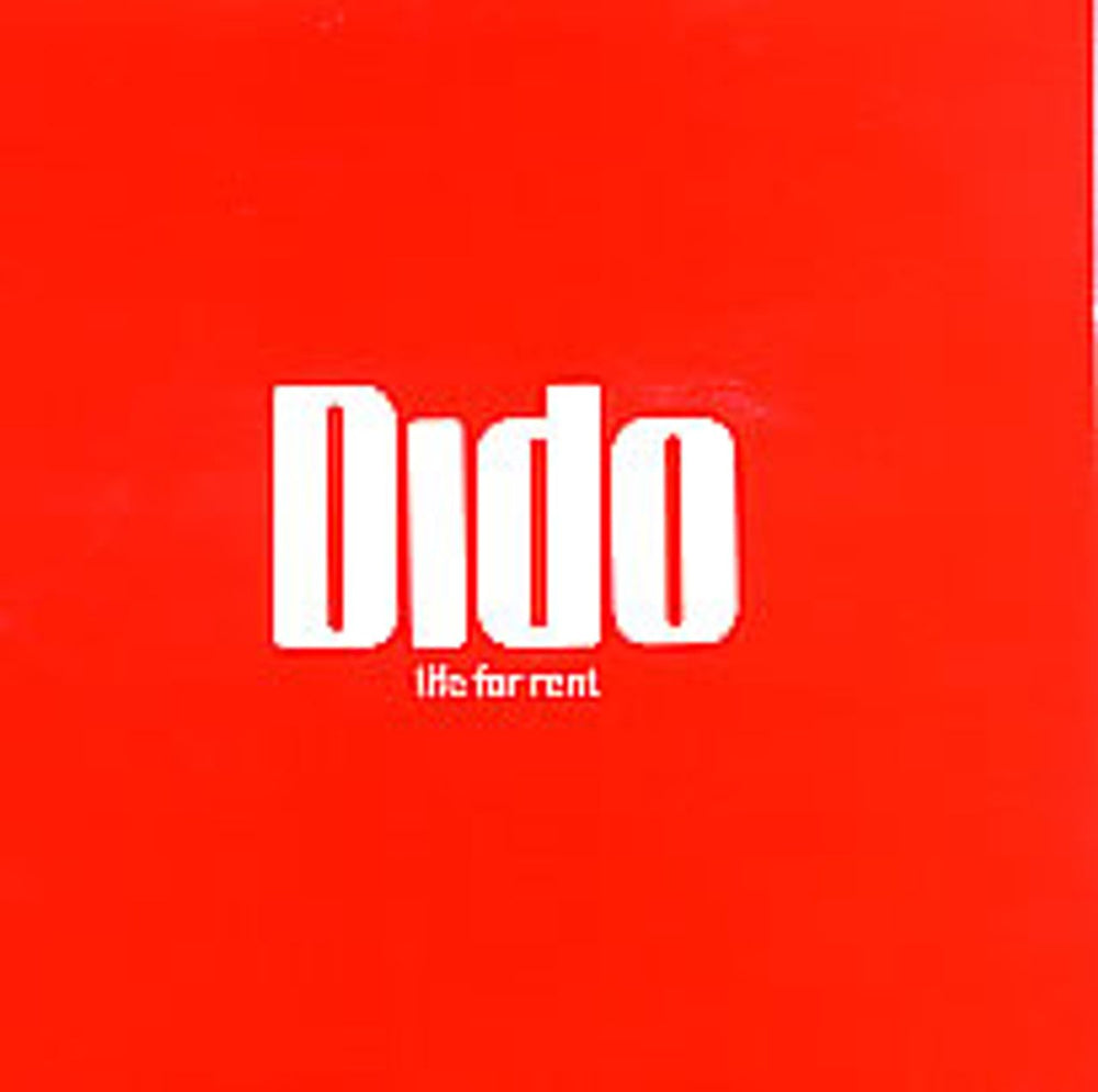 Dido Life For Rent UK Promo CD single (CD5 / 5") 82876576622