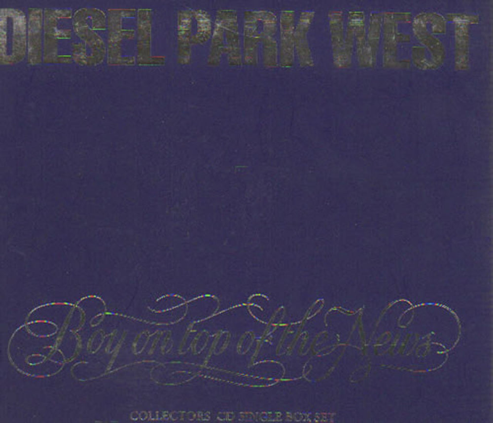 Diesel Park West Boy On Top Of The News - box Ex UK CD single (CD5 / 5") CDFOODS36