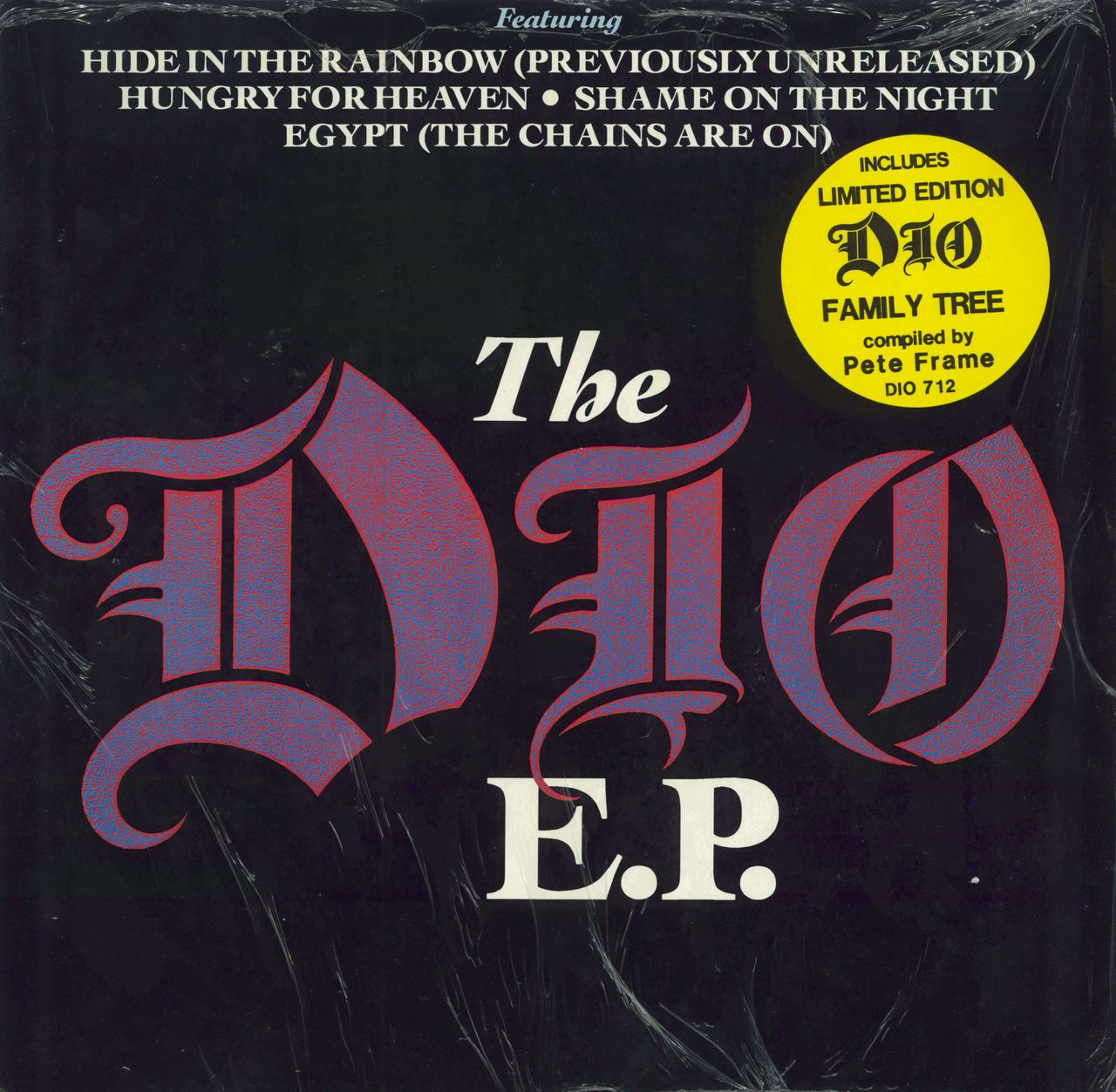 Dio The Dio EP + Family Tree - Shrink UK 12" vinyl single (12 inch record / Maxi-single) DIO712