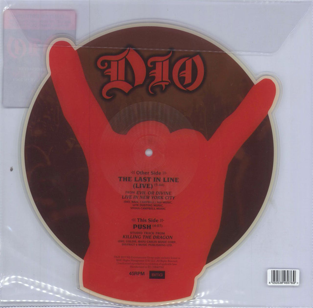 Dio The Last In Line UK shaped picture disc (picture disc vinyl record) 4050538469769