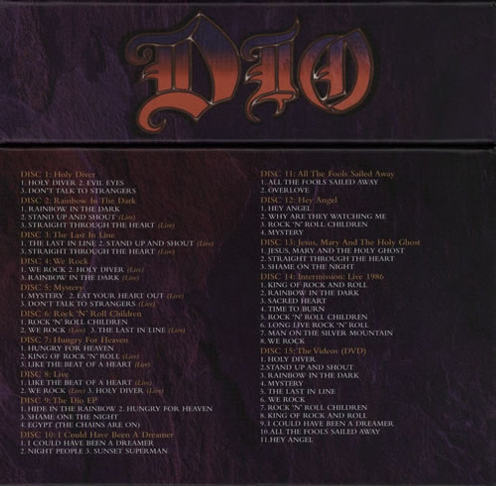 Dio The Singles Box Set - Sealed UK CD Album Box Set DIODXTH577692