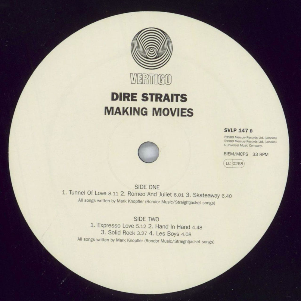 Dire Straits Making Movies UK vinyl LP album (LP record) DIRLPMA822156