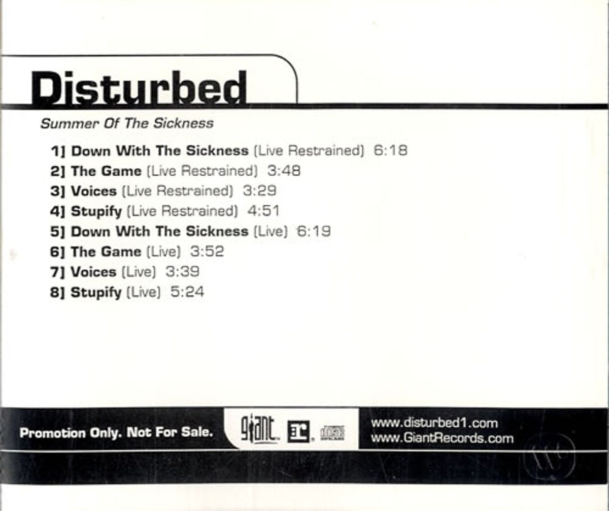 Disturbed sales album sickness