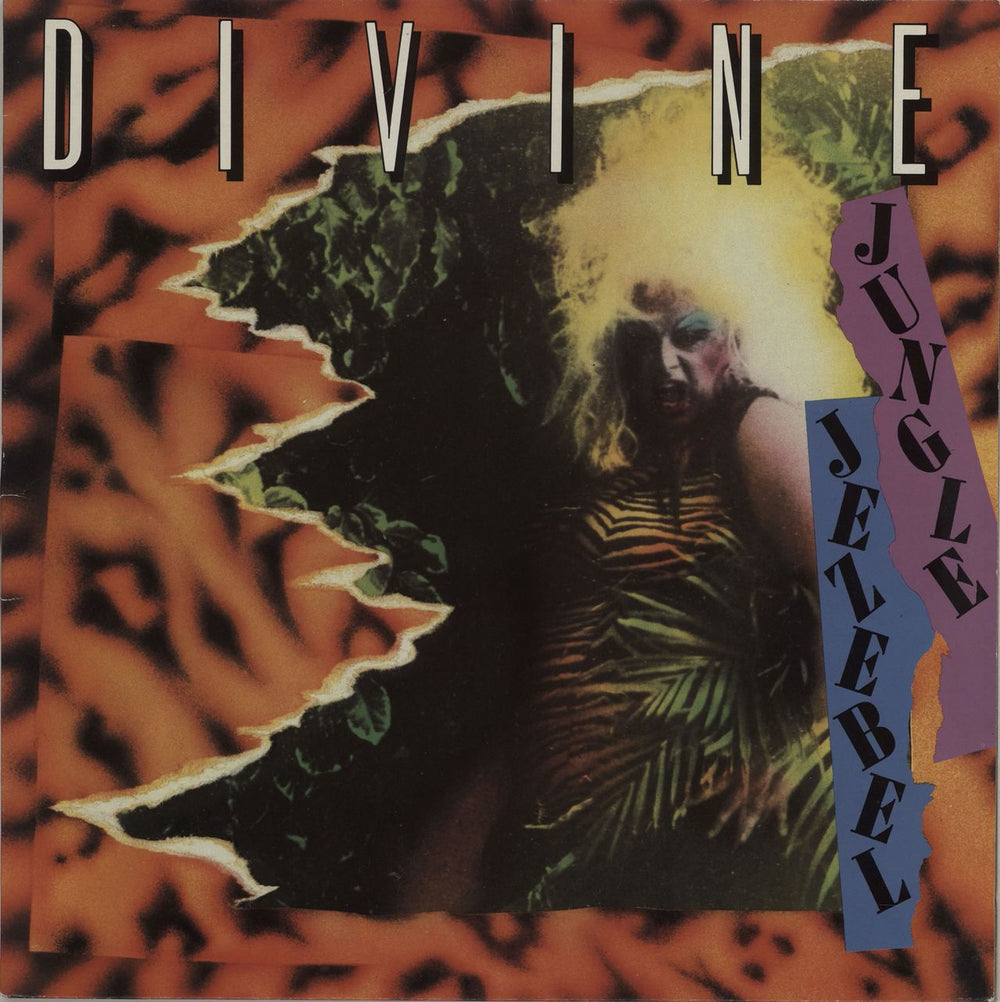 Divine (80's) Jungle Jezebel UK vinyl LP album (LP record) QUELP2