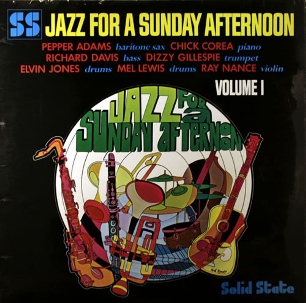 Dizzy Gillespie Jazz For A Sunday Afternoon Vol. 1 UK vinyl LP album (LP record) USS7002