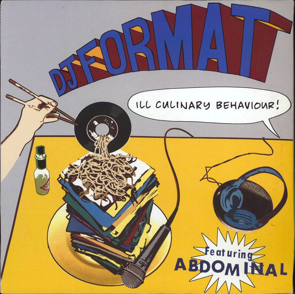DJ Format Ill Culinary Behaviour UK 12" vinyl single (12 inch record / Maxi-single) GEN001T