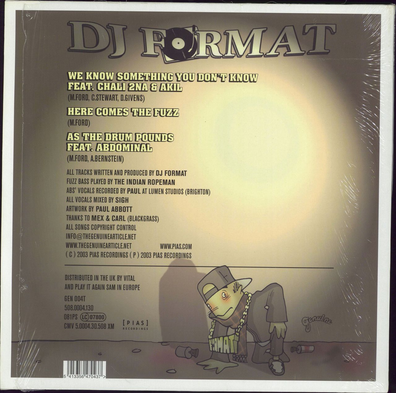 DJ Format We Know Something You Don't Know UK 12" vinyl single (12 inch record / Maxi-single) 5413356470437