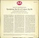 Dmitri Shostakovich Symphony No. 10 in E Minor, Op.93 German vinyl LP album (LP record)