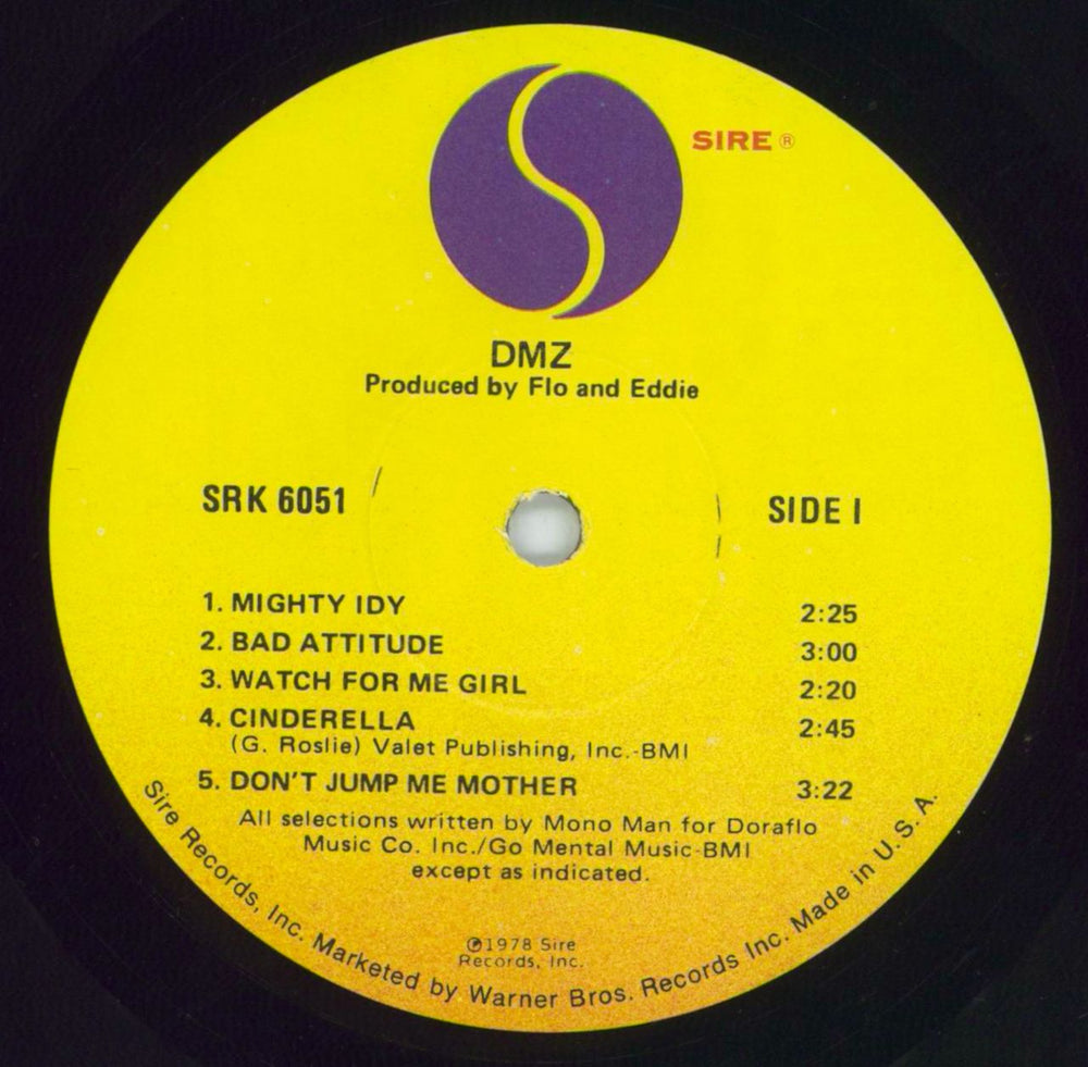 DMZ DMZ -Open Shrink US vinyl LP album (LP record) D63LPDM817337