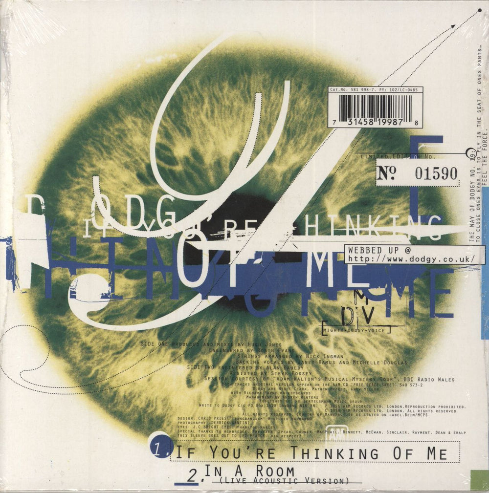 Dodgy If You're Thinking Of Me - open shrink wrap UK 7" vinyl single (7 inch record / 45) DOD07IF716694