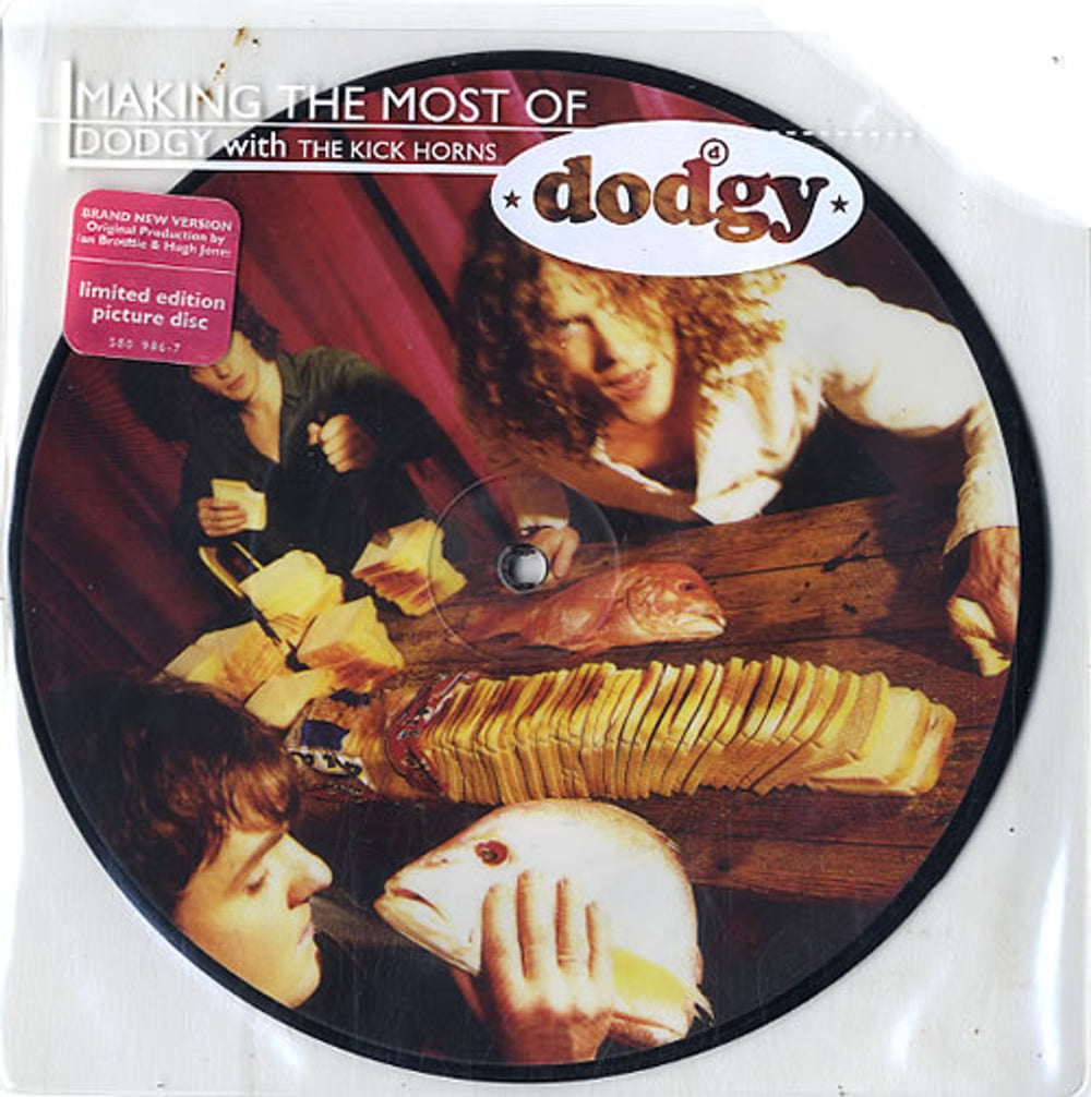 Dodgy Making The Most Of UK 7" vinyl picture disc (7 inch picture disc single) 580986-7