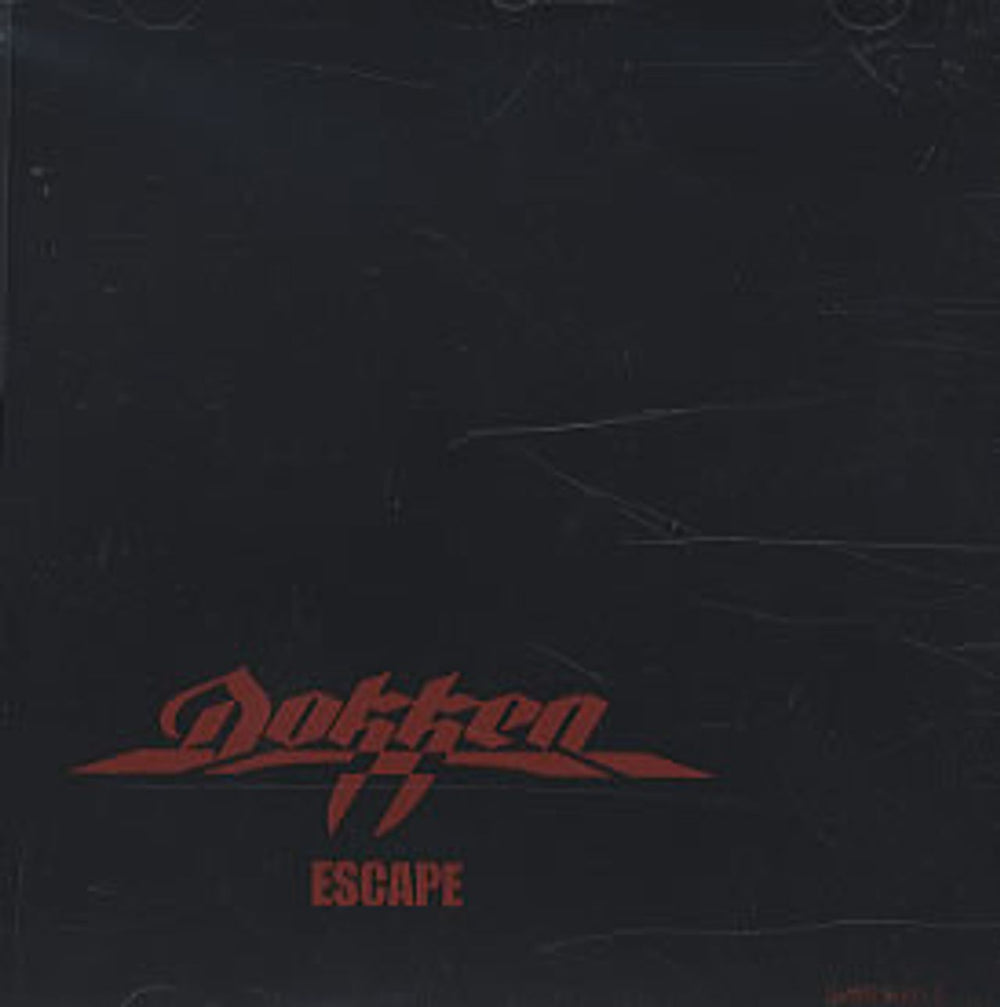 Dokken Escape US Promo CD single (CD5 / 5") SANDJ-8631-2