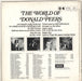Donald Peers The World Of Donald Peers UK vinyl LP album (LP record)