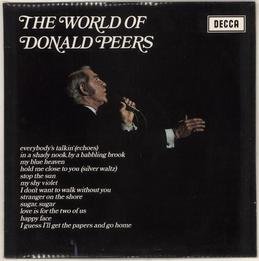 Donald Peers The World Of Donald Peers UK vinyl LP album (LP record) SPA75