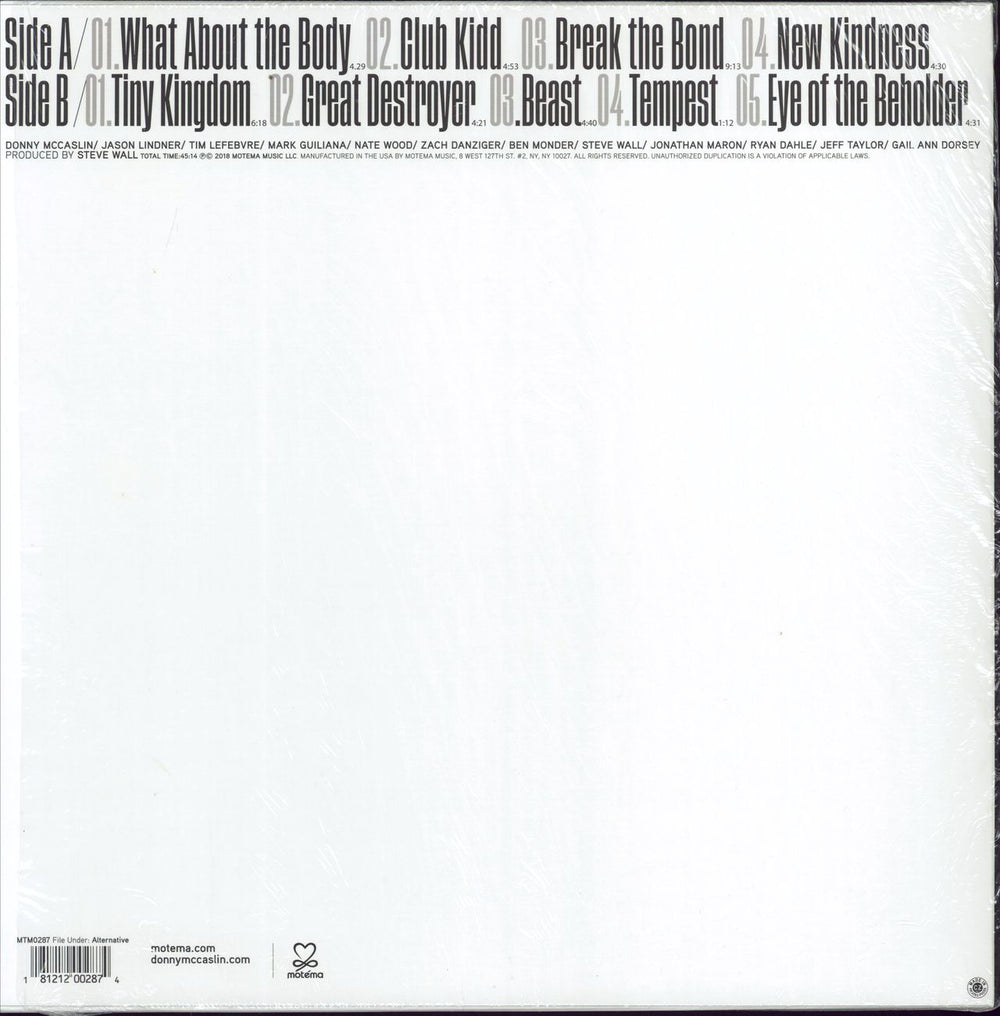 Donny McCaslin Blow - Clear Vinyl - Hype Stickered Shrink + Poster US vinyl LP album (LP record) 181212002874