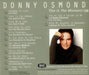 Donny Osmond This Is The Moment US Promo CD album (CDLP) DOSCDTH181122