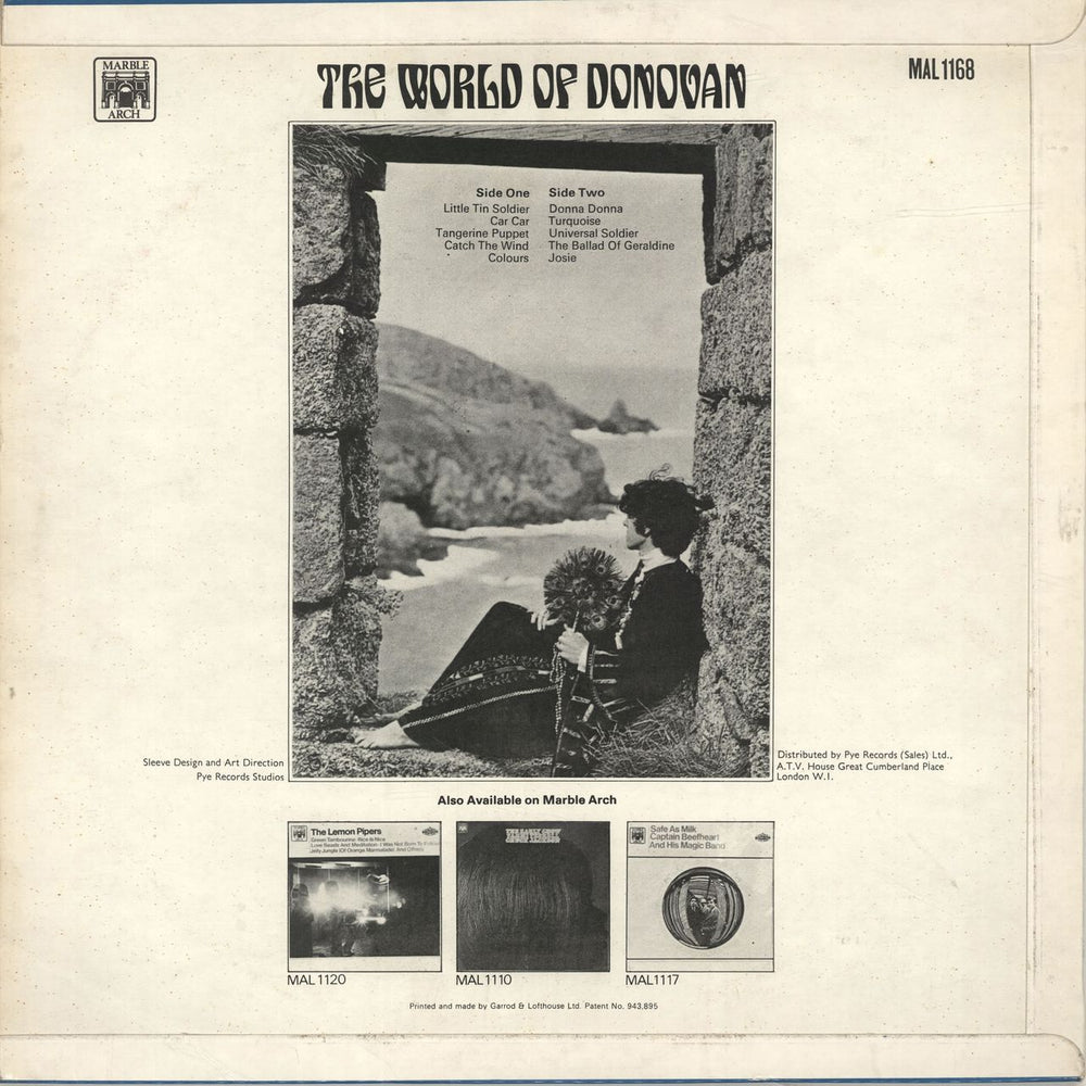 Donovan The World Of Donovan UK vinyl LP album (LP record)