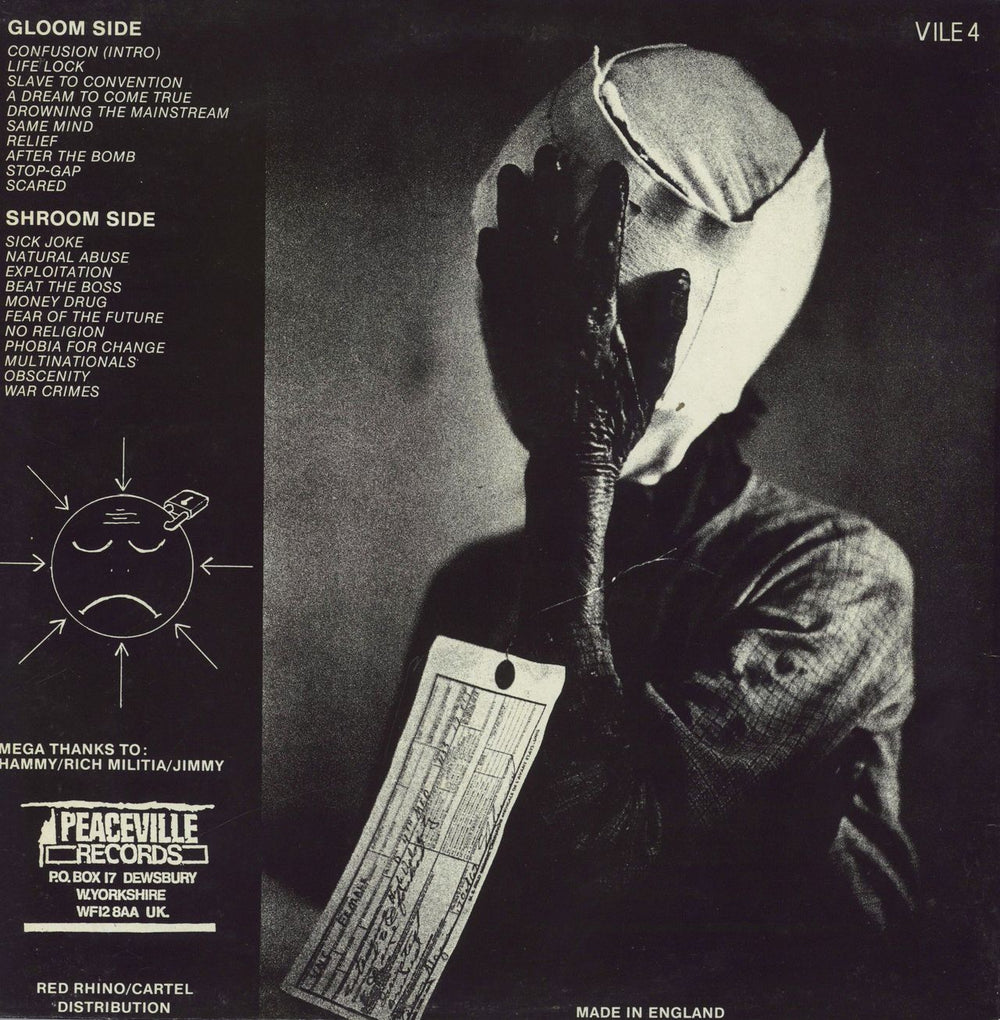 Doom War Crimes [Inhuman Beings] UK vinyl LP album (LP record)