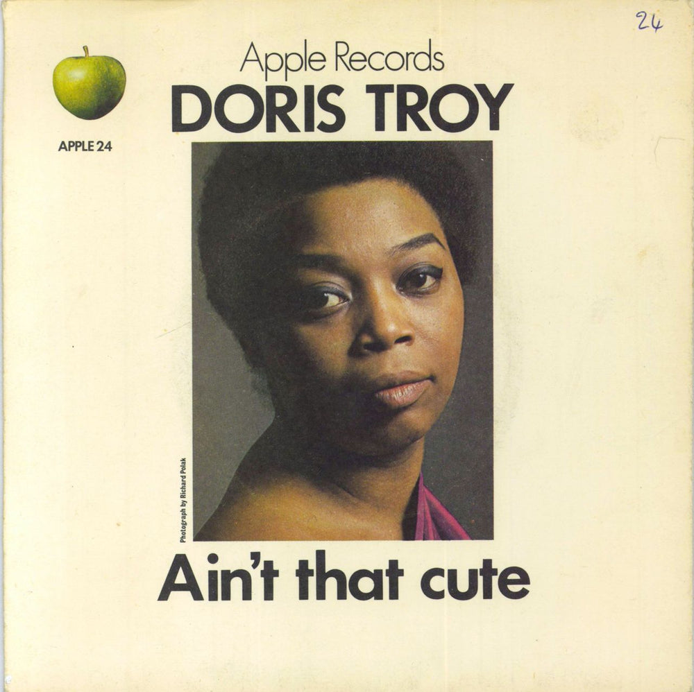 Doris Troy Ain't That Cute - Picture Sleeve UK 7" vinyl single (7 inch record / 45) APPLE24