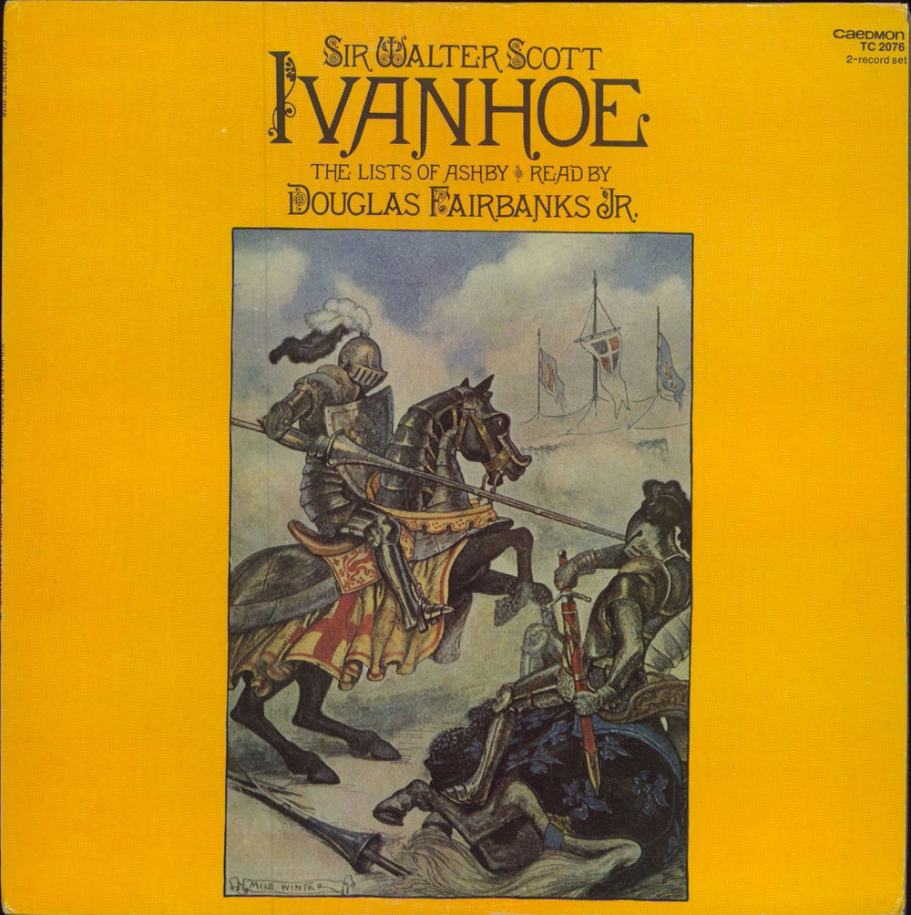 Douglas Fairbanks Jnr Sir Walter Scott: Ivanhoe The Lists Of Ashby US 2-LP vinyl record set (Double LP Album) TC2076