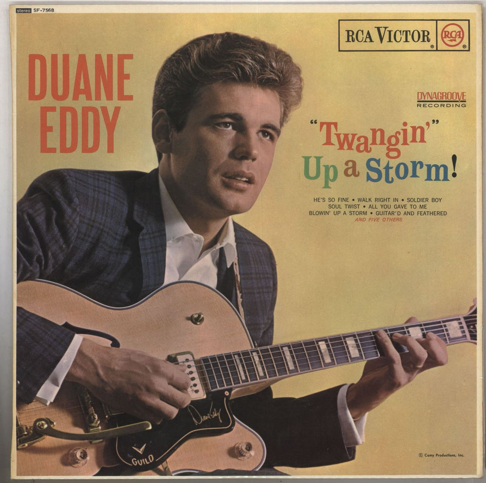 Duane Eddy Twangin' Up A Storm UK vinyl LP album (LP record) SF-7568